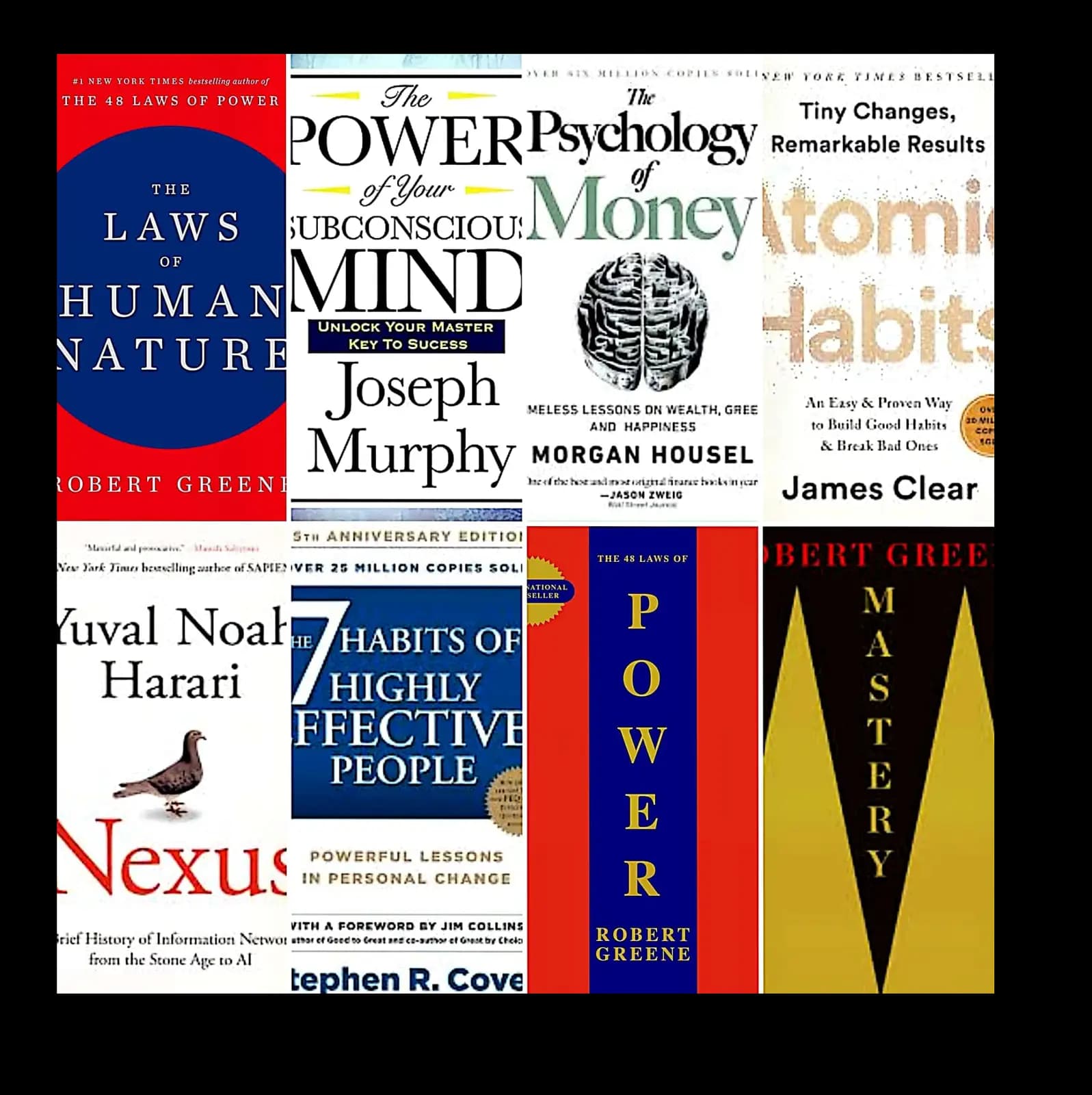 Set Of 8 Self Help Books By Tamaam.pk.